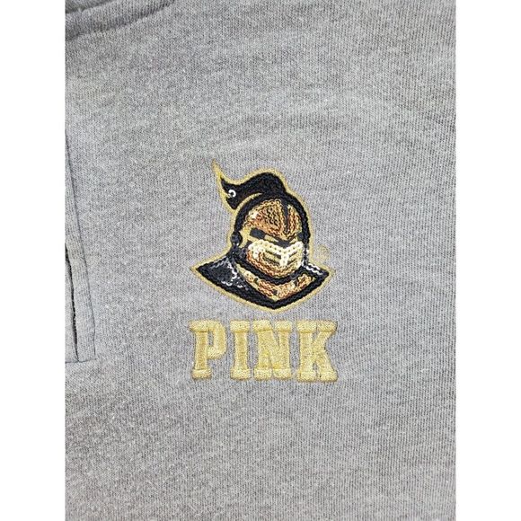 Victoria's Secret Pink UCF Central Florida Knights 1/4 Zip Sweatshirt Size XS - Picture 3 of 6
